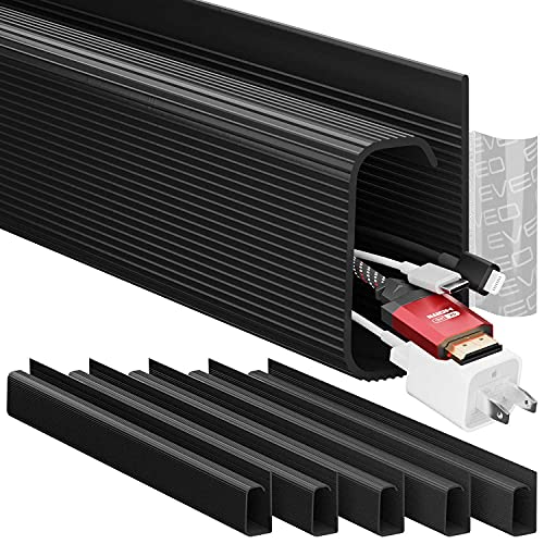 96" J Channel Cable Raceway Kit - EVEO TV