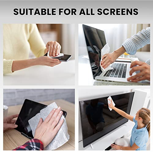 Electronics Wipes Screen Cleaner - Packs of 40 - EVEO TV