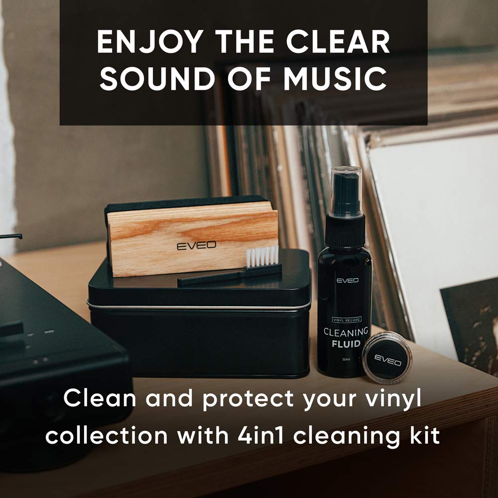 4-in-1 Premium Vinyl Record Cleaner Kit