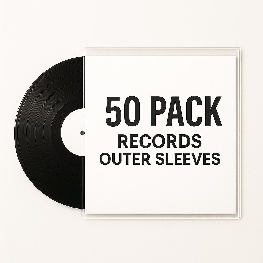 12" UltraClear Vinyl Record Outer Sleeves - Archival Quality (25-200 Packs)