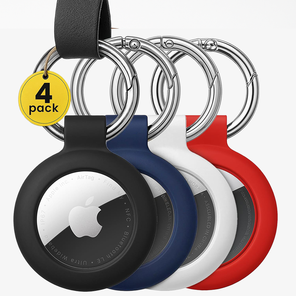 Apple AirTag Holder – (4 Pack) - EVEO TV
