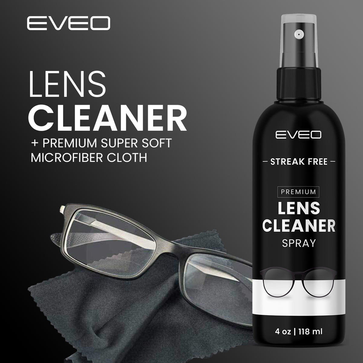 Eyeglass Cleaner Spray, Screen Cleaner Spray