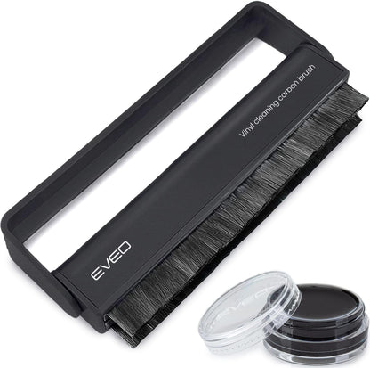 2-in-1 Vinyl Record Brush - Anti Static - EVEO TV