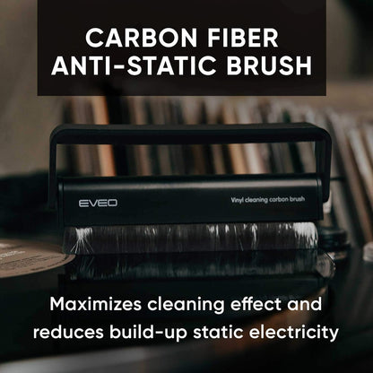 2-in-1 Vinyl Record Brush - Anti Static - EVEO TV