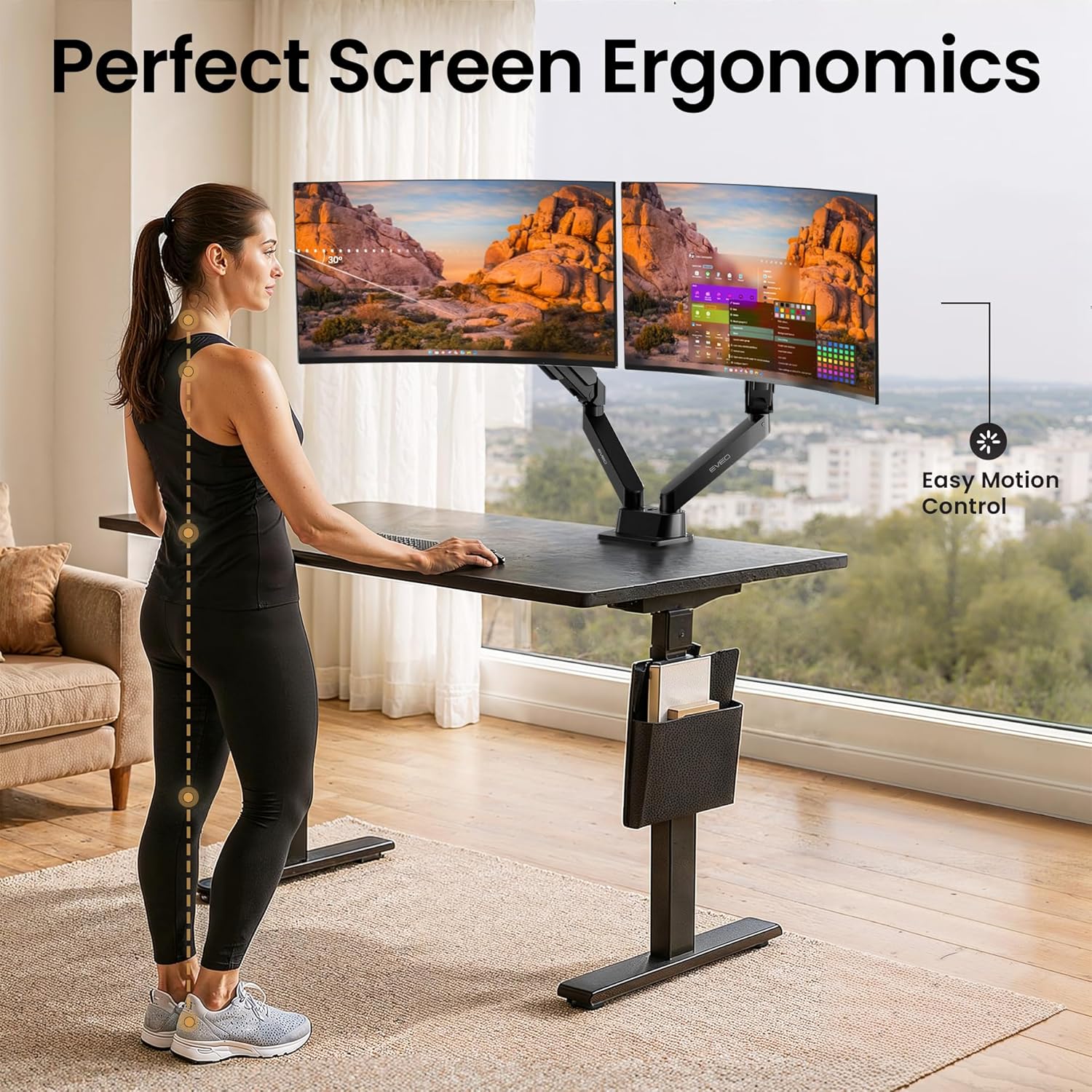 Premium Dual Monitor Mount