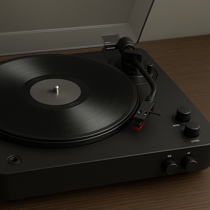Premium Vinyl Record Player - EVEO TV