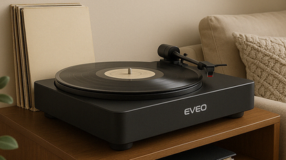 Premium Vinyl Record Player - EVEO TV