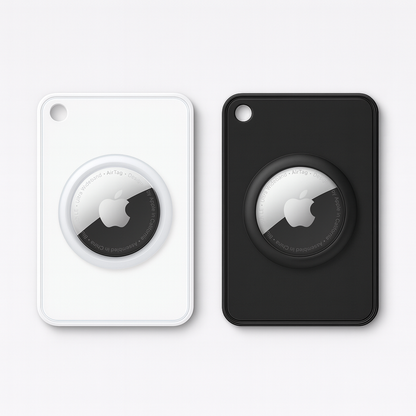 Apple AirTag Wallet Holder – (2 Pack) - Black & White