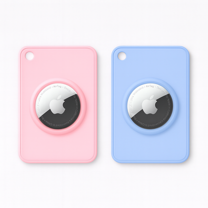 Apple AirTag Wallet Holder – (2 Pack) - Blue & Pink