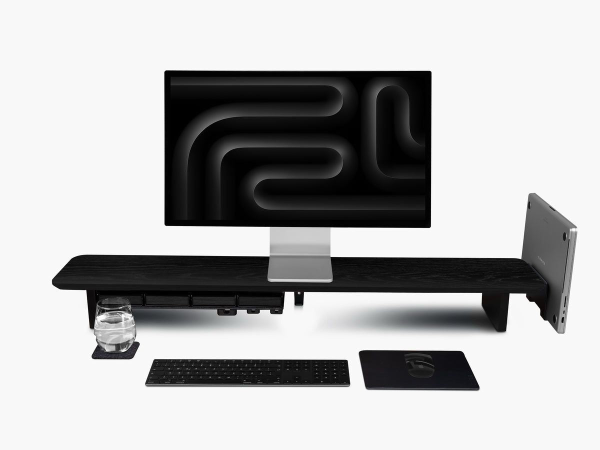 Workspace monitor mount and pad