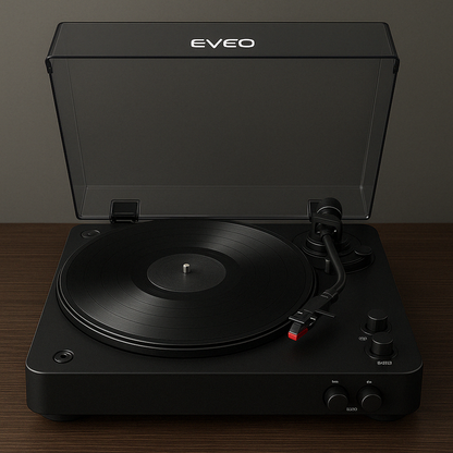 Premium Vinyl Record Player - EVEO TV