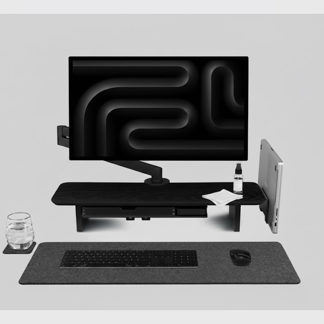 Workspace monitor mount