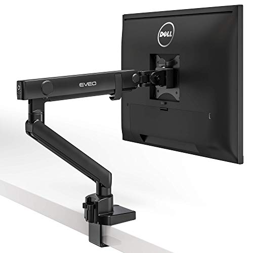 Premium Monitor Mount Desk Arms - Monitor Arms for Dual Screens with Full Motion Spring Movement - Fit 17 Inch to 32 Inch VESA Compatible Screens (Mono) - EVEO TV