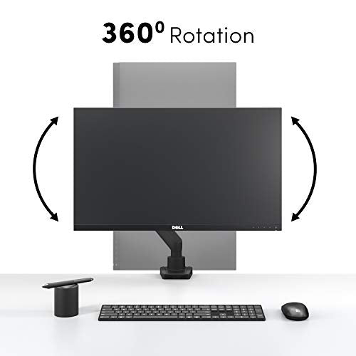 Premium Monitor Mount Desk Arms - Monitor Arms for Dual Screens with Full Motion Spring Movement - Fit 17 Inch to 32 Inch VESA Compatible Screens (Mono) - EVEO TV