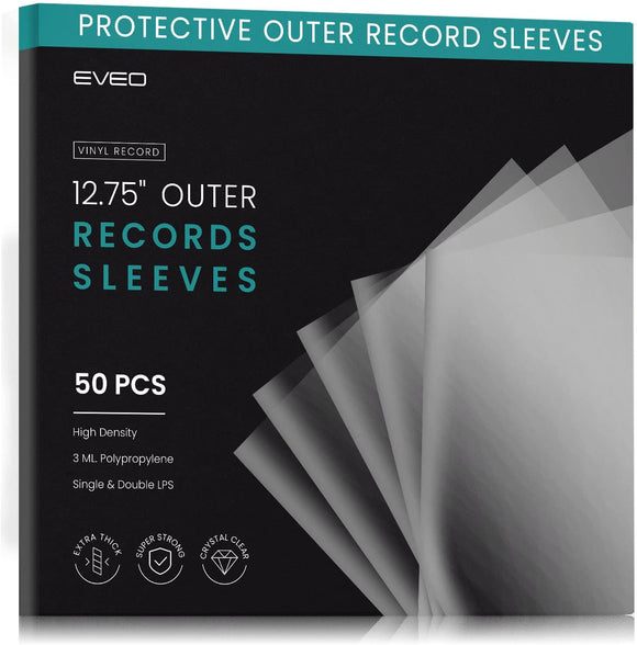 100 LP Sleeves Combo Pack - 50 3 Mil Outer & 50 Master Rice Paper