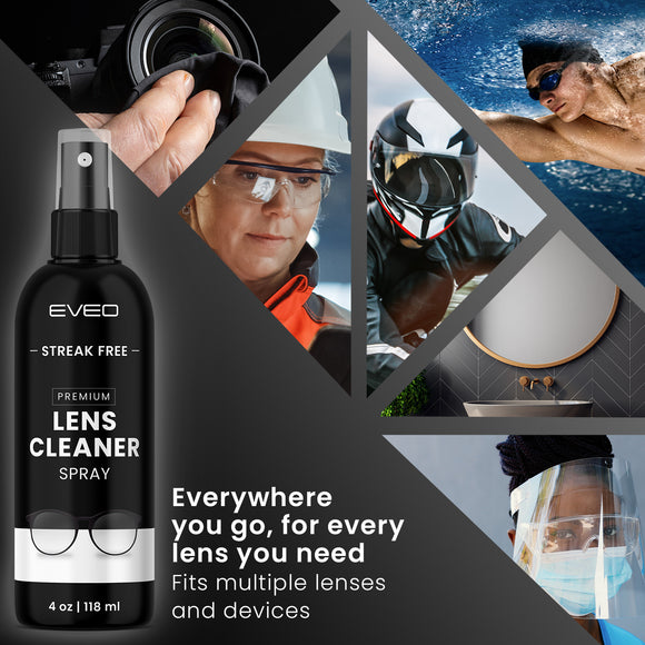 Eyeglass Cleaner Spray 8oz (4oz x 2) - EVEO TV